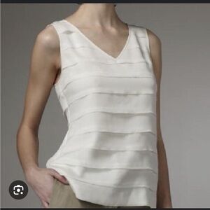 BLACK Tory Burch Letty Silk cami